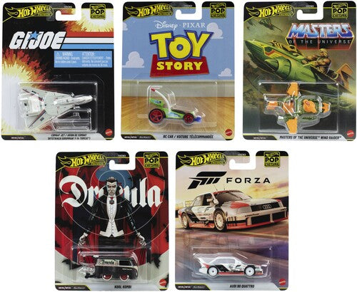 Hot Wheels Premium Hot Wheels 1:64 Premium Pop Culture 10-Piece R Assortment - 10-Disc Record Album - Vinyl LP