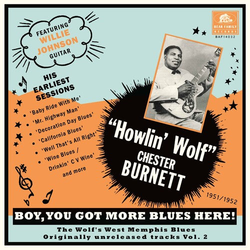 Howlin Wolf You Got More Blues Here: The Wolf's West Memphis Blues Vol. 2 - Record Album - Vinyl LP
