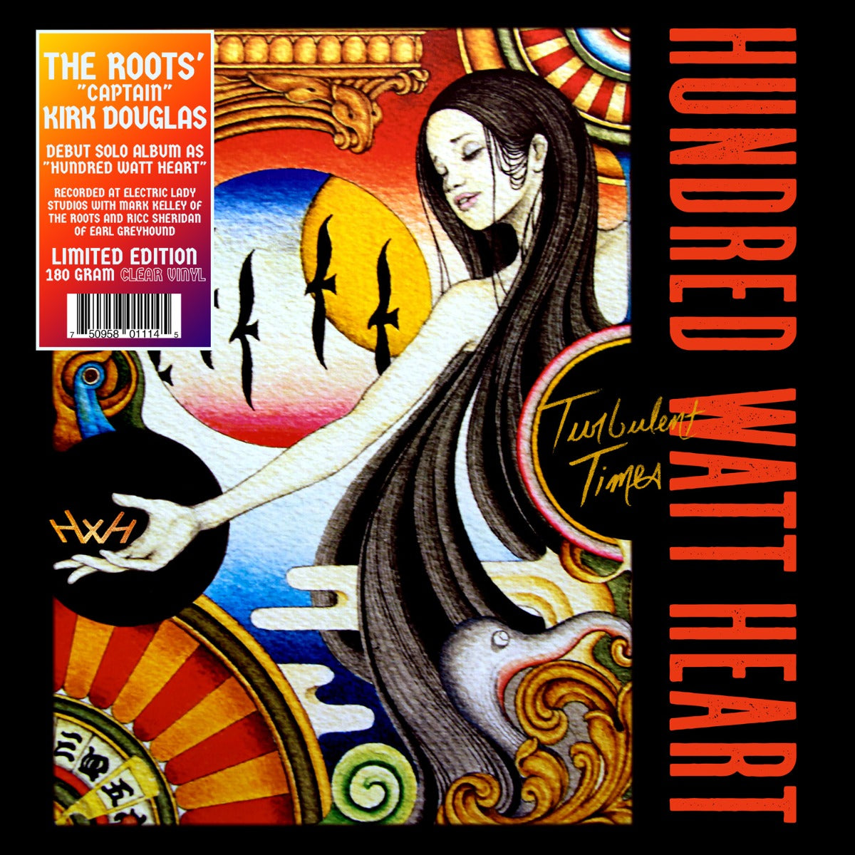 Hundred Watt Heart Turbulent Times (Limited Edition, 180 Gram Clear Vinyl)
