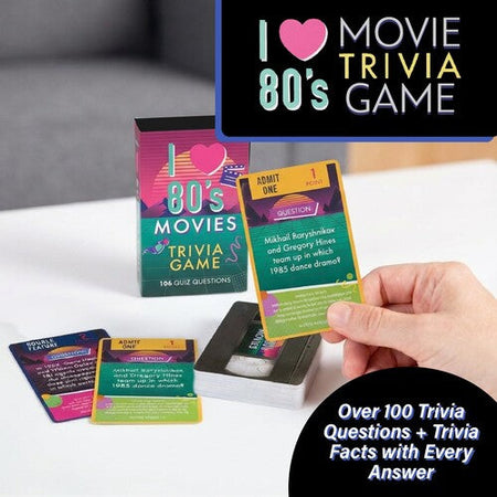I Love 80's I Love 80s Movies Trivia Card Game (Card Game)
