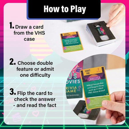 I Love 80's I Love 80s Movies Trivia Card Game (Card Game)