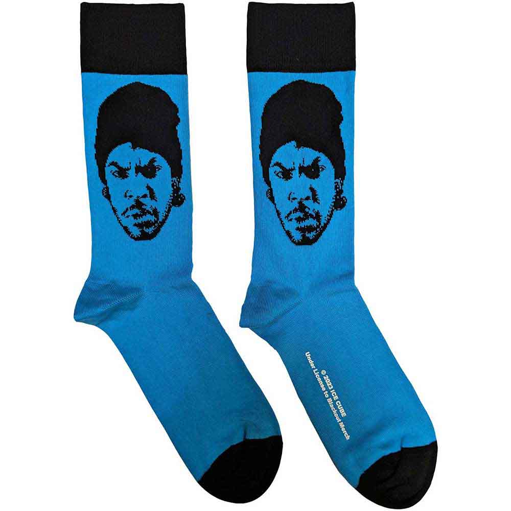 Ice Cube Portrait Blue