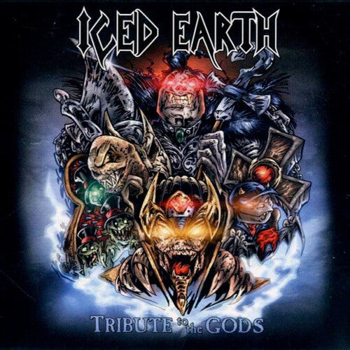 Iced Earth Tribute To The Gods - Red Vinyl - Triple Record Album - Vinyl LP