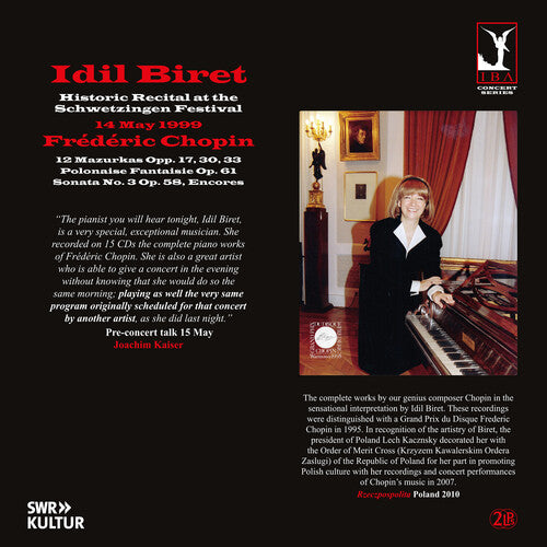 Idil Biret Idil Biret at Schwetzingen Festival, 14 May 1999 - Double Record Album - Vinyl LP