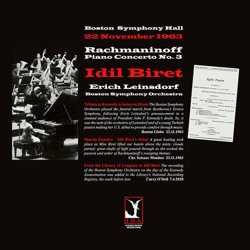 Idil Biret Rachmaninoff: Piano Concerto No. 3 - Record Album - Vinyl LP