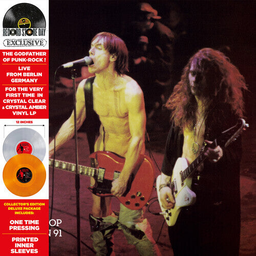 Iggy Pop Live In Berlin (1991) - Double Record Album - Vinyl LP