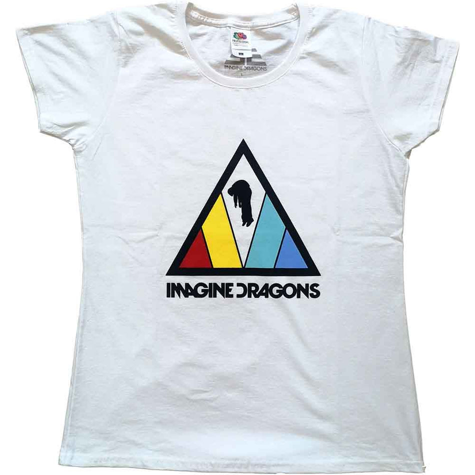 Imagine Dragons Triangle Logo White