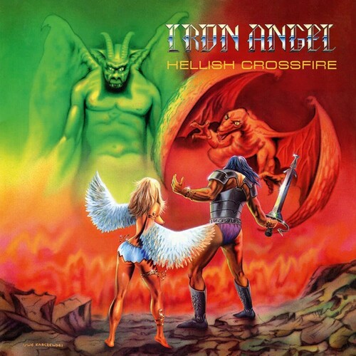 Iron Angel Hellish Crossfire - Record Album - Vinyl LP