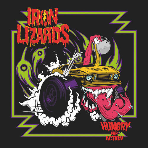 Iron Lizards Hungry For Action - Record Album - Vinyl LP