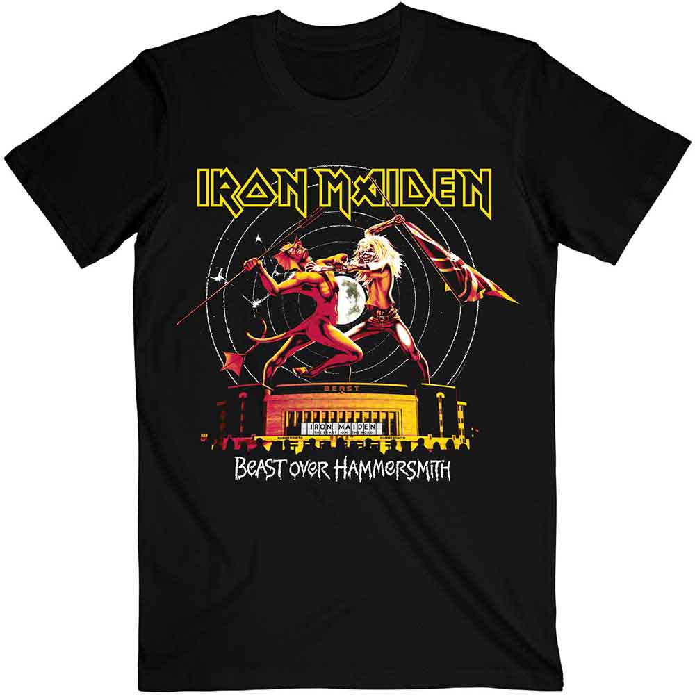 Iron Maiden Beast Over Hammersmith Eddie & Devil Tonal Black
