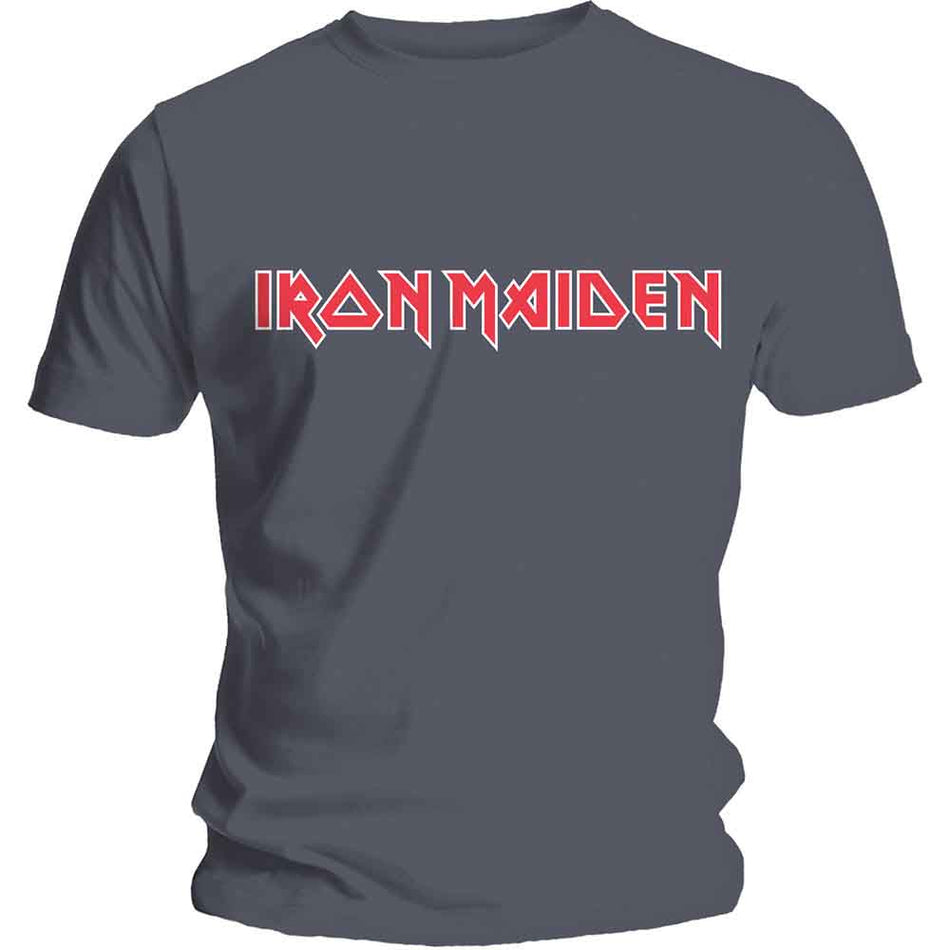 Iron Maiden Classic Logo Grey