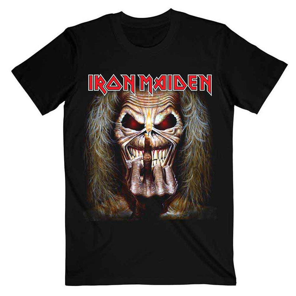 Iron Maiden Eddie Candle Finger Black