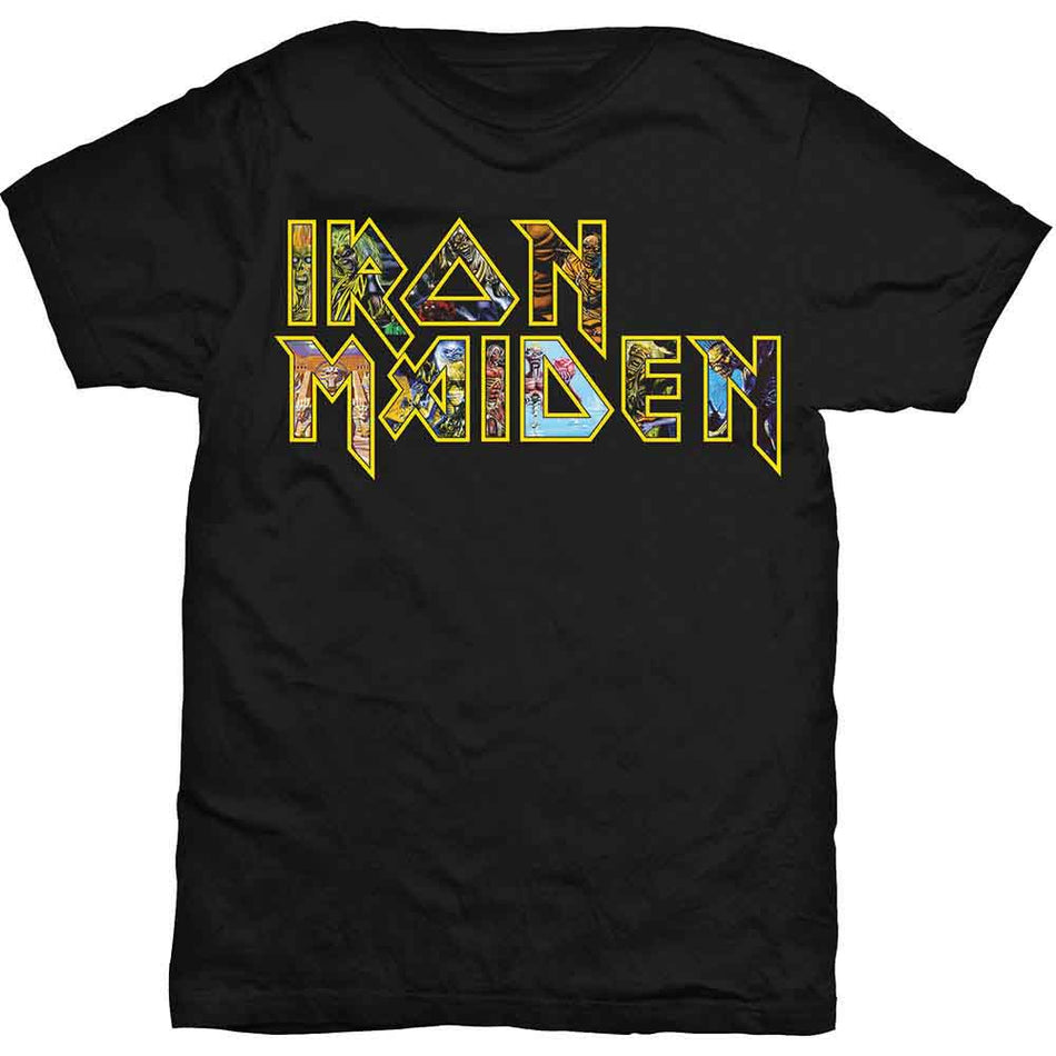 Iron Maiden Eddie Logo Black