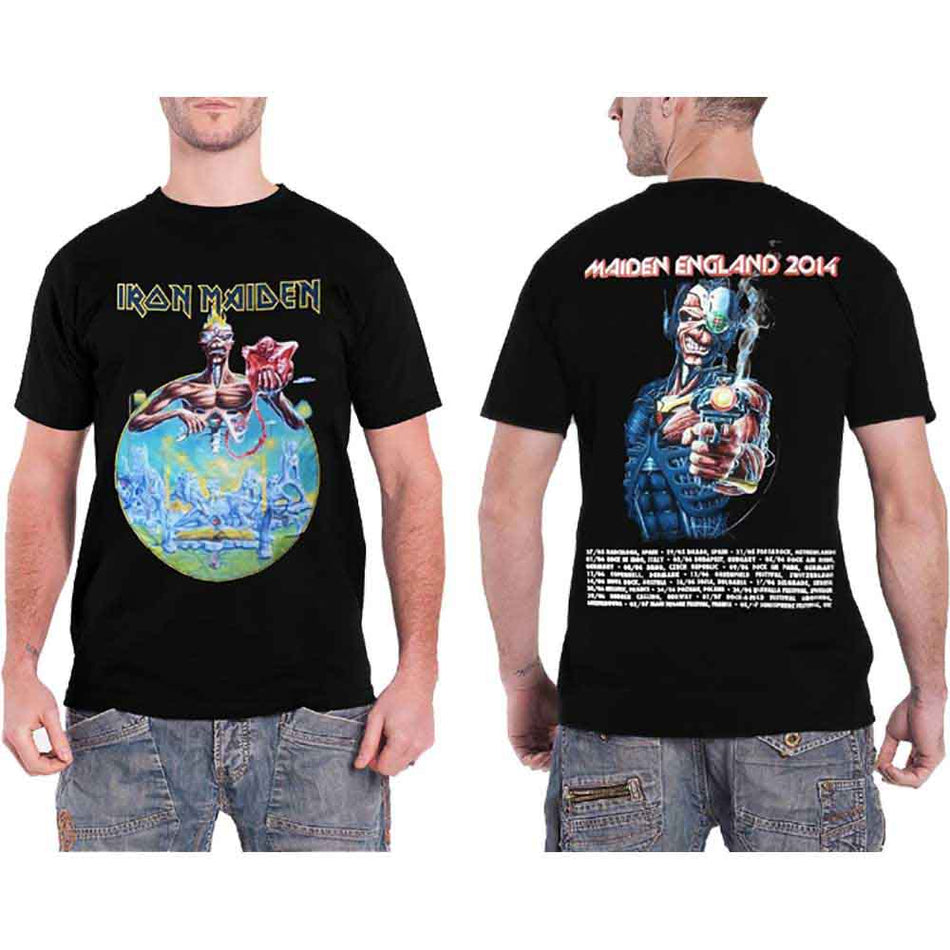 Iron Maiden England 2014 Tour Black