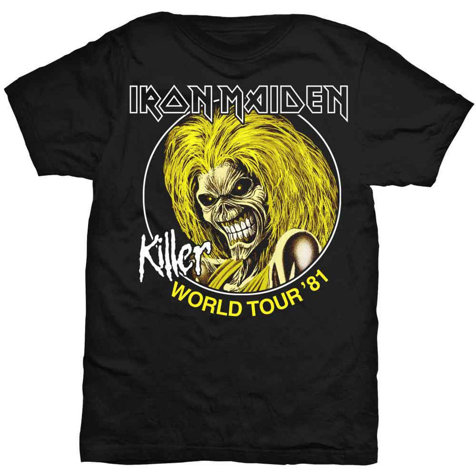 Iron Maiden Killer World Tour 81 Black