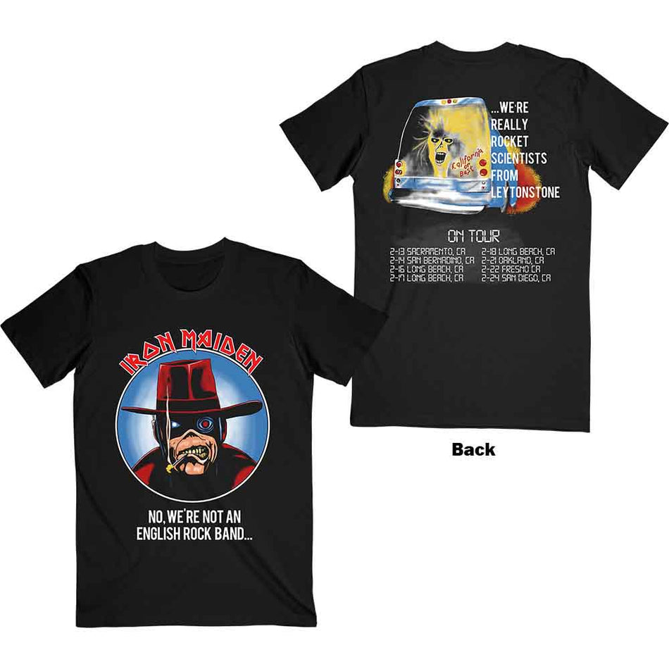 Iron Maiden Not An English Rock Band Black