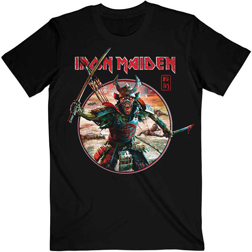 Iron Maiden Senjutsu Eddie Warrior Circle Black