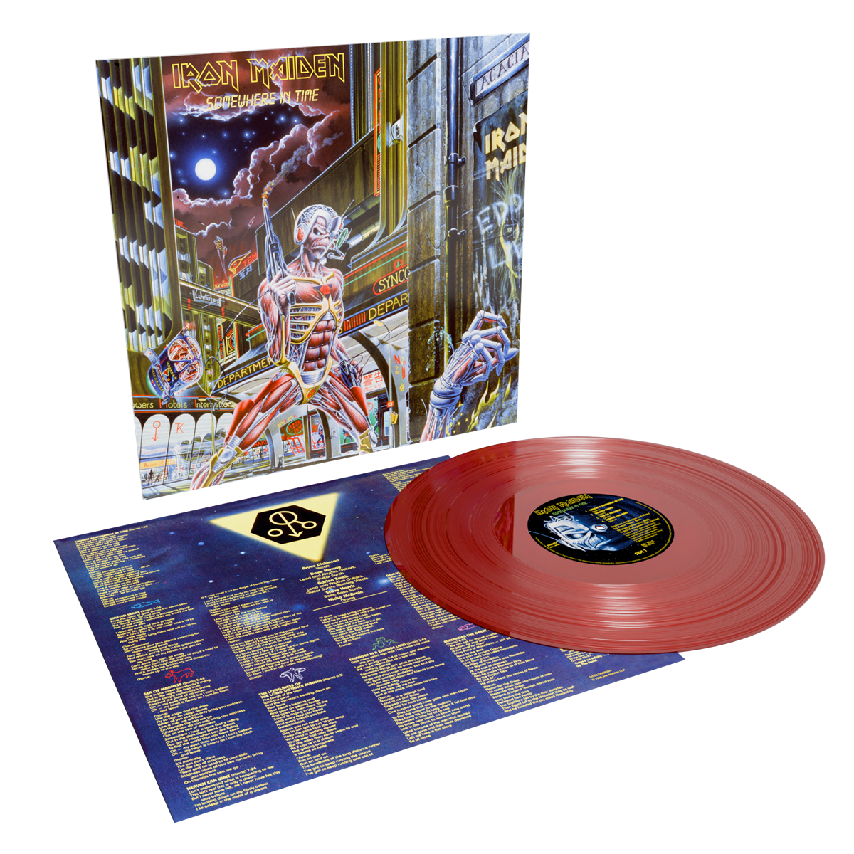 Iron Maiden Somewhere in Time (40th Anniversary Edition) [Oxblood Red Colored Vinyl)