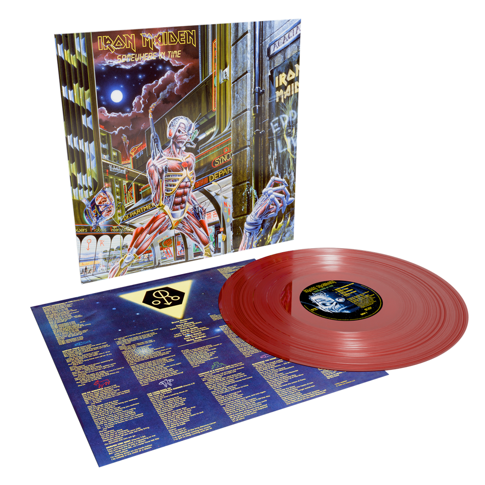 Iron Maiden Somewhere in Time (40th Anniversary Edition) [Oxblood Red Colored Vinyl)