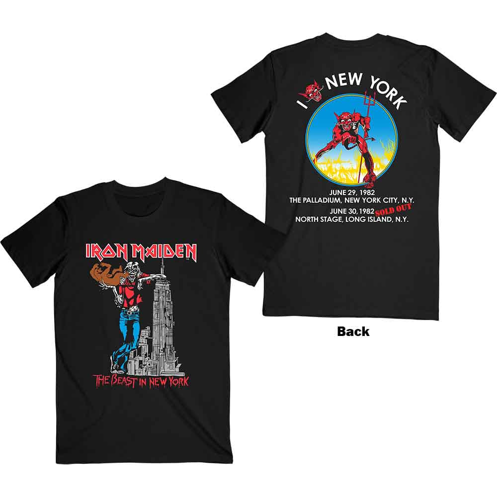 Iron Maiden The Beast In New York Black