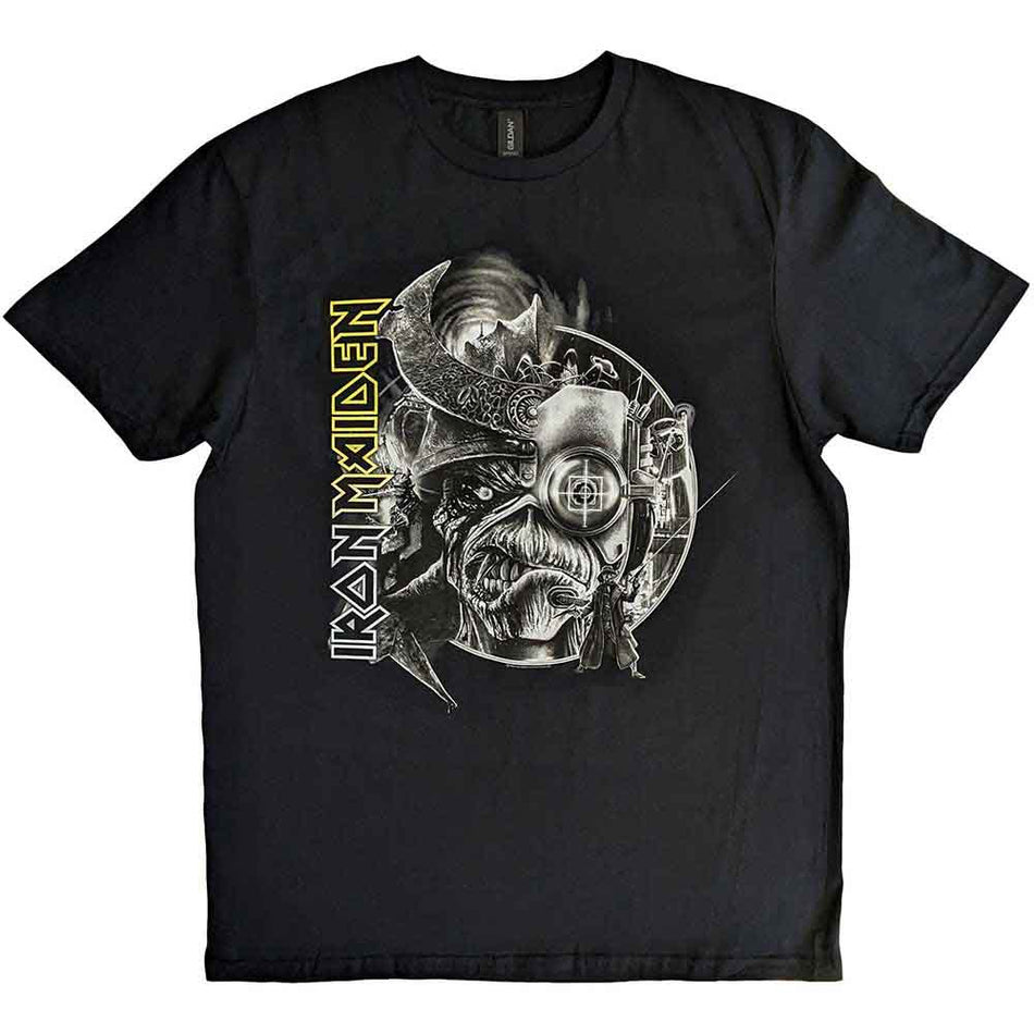 Iron Maiden The Future Past Tour '23 Greyscale Black