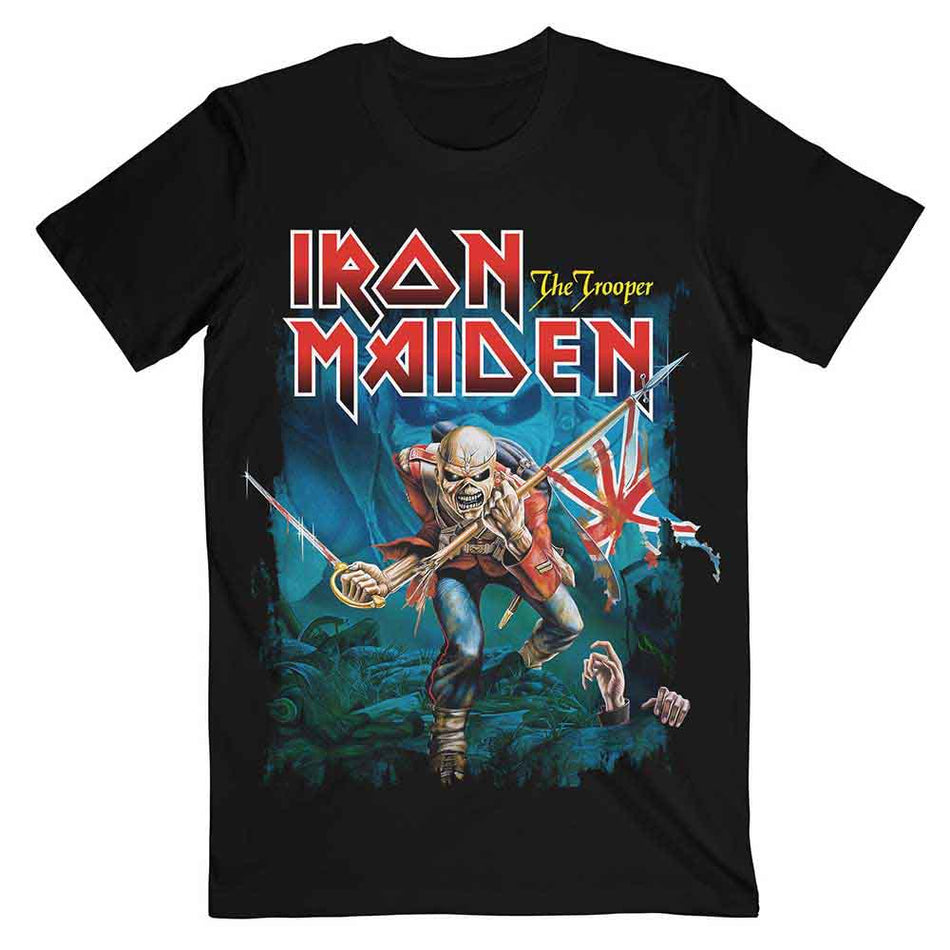 Iron Maiden Trooper Eddie Large Eyes Black