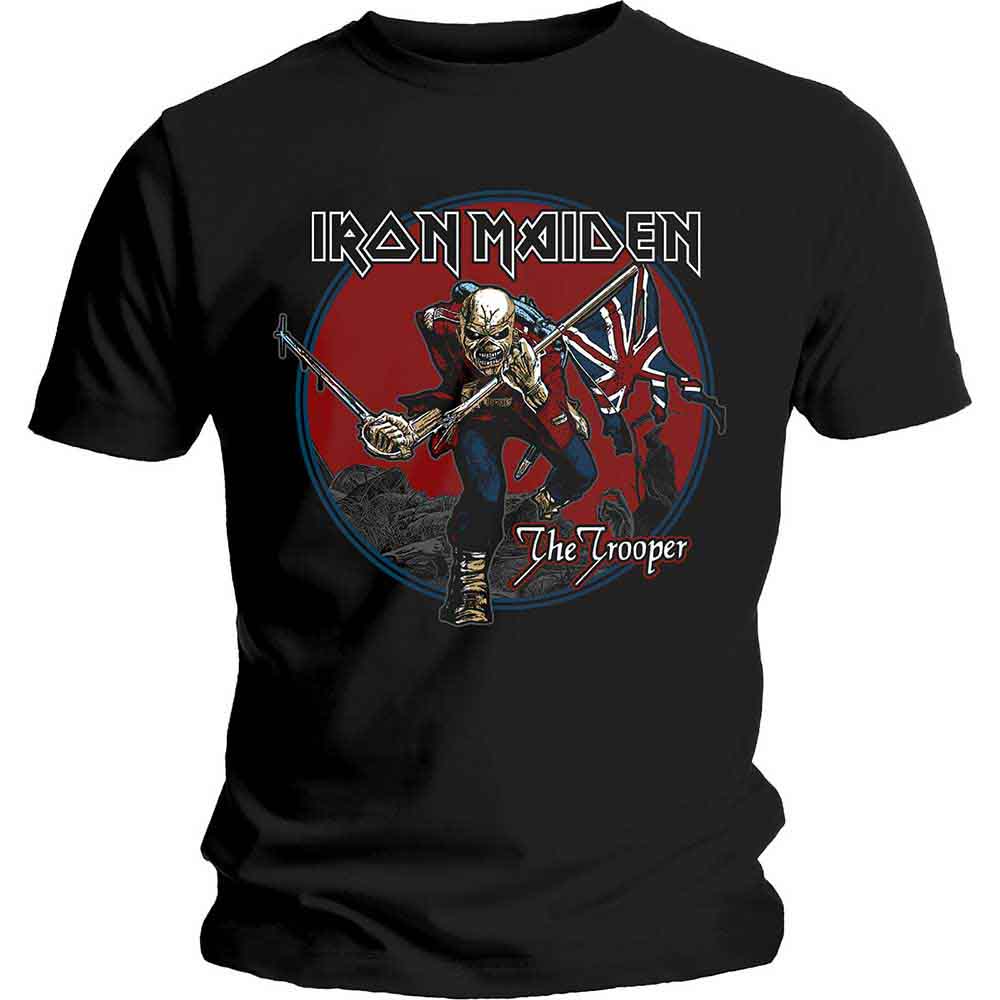Iron Maiden Trooper Red Sky Black