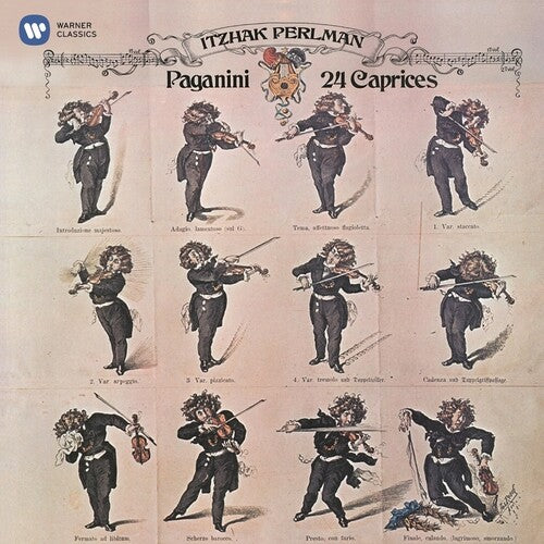 Itzhak Perlman Paganini: 24 Caprices - Double Record Album - Vinyl LP