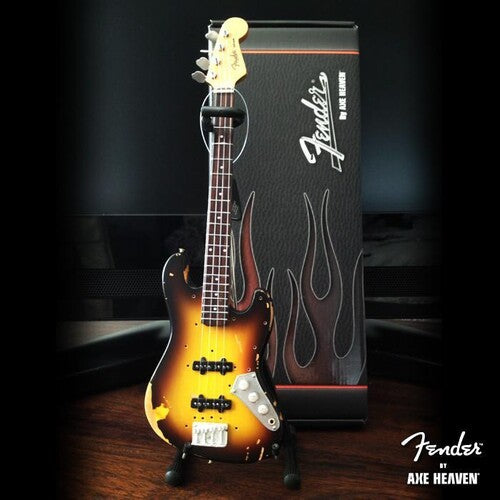 Jaco Pastorius Fender Jazz Bass Custom Shop Sunburst 10 Inch Miniature Bass Guitar Replica - Collectible Replica