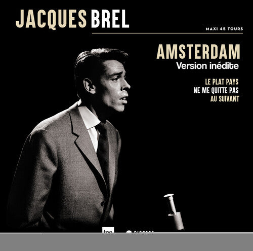 Jacques Brel Amsterdam (Beige Edition) - Record Album - Vinyl LP
