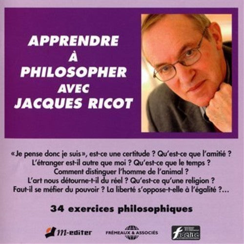 Jacques Ricot Apprendre A Philosopher - 2-Disc CD Album