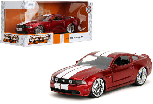 Jada 1/24 Btm 10 Ford Mustang Gt Die-Cast Car Big Time Muscle - 1:24 2010 Ford Mustang Die-Cast Car - CD Album
