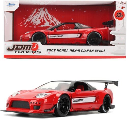 Jada JDM 1/24 2002 Honda Nsx Type-R Japan Spec JDM Tuners - 1:24 2002 Honda NSX Type-R Japan Spec Die-Cast Car (Red)