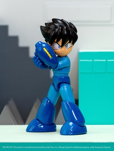 Jada Toys - Mega Man Deluxe Mega Man 1:12 Fig Mega Man - 1:12 Deluxe Mega Man Action Figure
