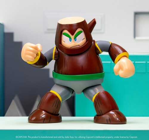 Jada Toys - Mega Man Deluxe Wood Man 1:12 Fig Mega Man - 1:12 Deluxe Wood Man Action Figure