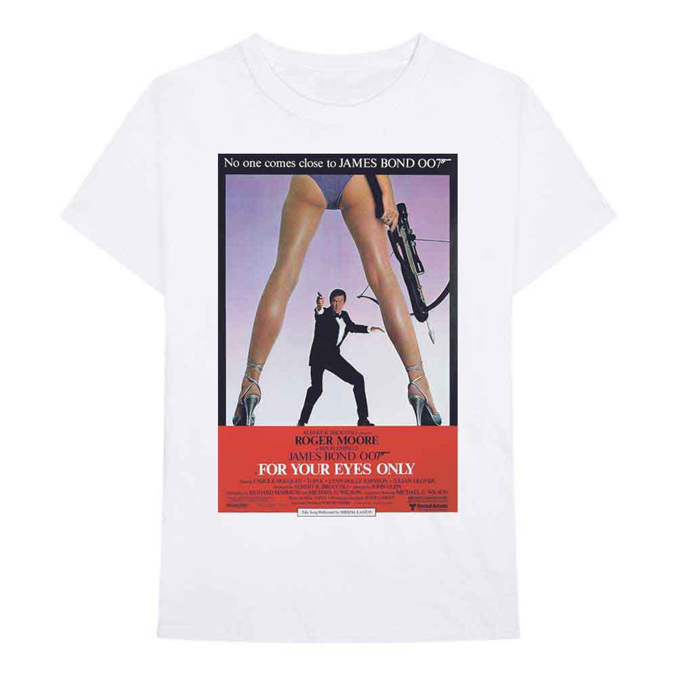 James Bond 007 For Your Eyes Poster White
