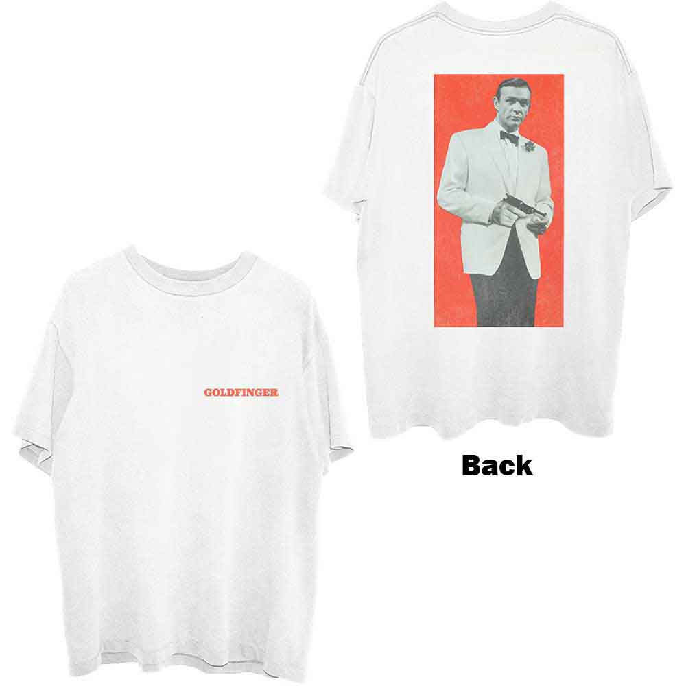 James Bond 007 Goldfinger Profile White