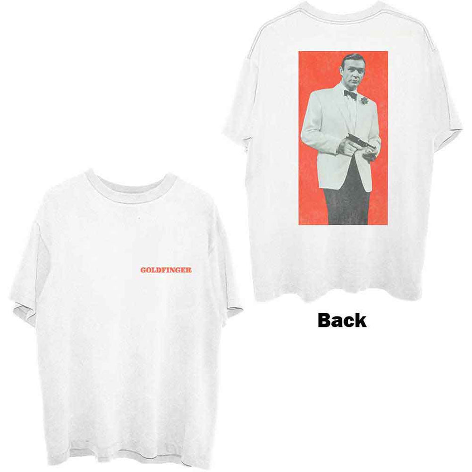 James Bond 007 Goldfinger Profile White