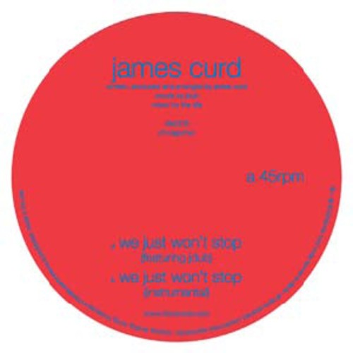 JAMES CURD We Just Won't Stop - Record Album - Vinyl LP