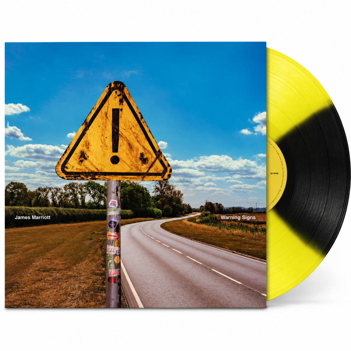 James Marriott Warning Signs (Indie Exclusive) [Yellow & Black 'Petal']