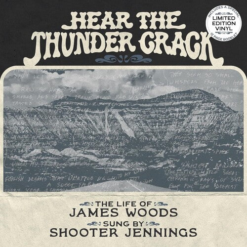 James Woods & Shooter Jennings Hear The Thunder Crack - Record Album - Vinyl LP