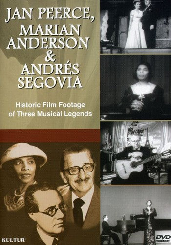 Jan Peerce, Marian Anderson and Andr s Segovia - DVD