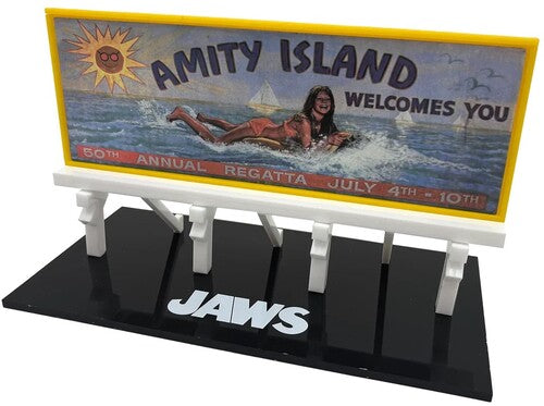 Jaws - Amity Island Billboard Scaled Prop Replica Jaws - Amity Island Billboard Scaled Prop Replica - Collectibles