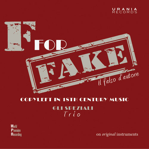 J.C. Bach F for Fake - CD Album