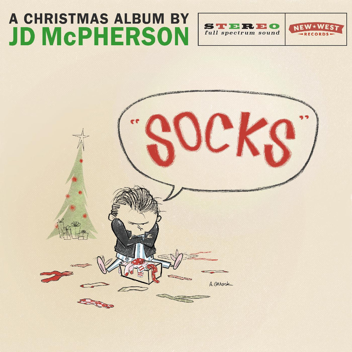 Jd Mcpherson Socks (Colored Vinyl, Red, With Book, Sticker)