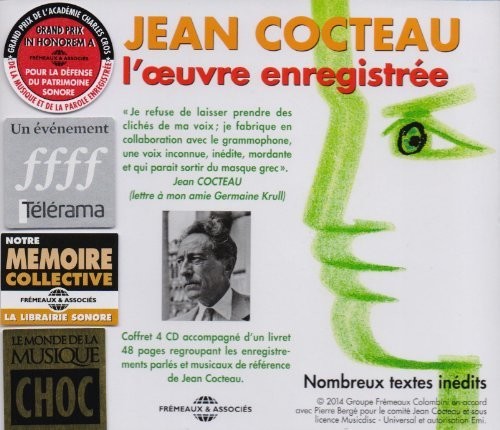 Jean Cocteau L'Oeuvre Enregistree - 4-Disc CD Album