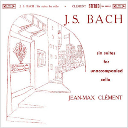 Jean-Max Clement Bach Six Suites For Unaccompanied Cello - Double Record Album - Vinyl LP