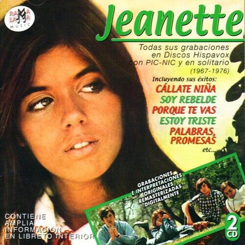 Jeanette Todas Sus Grabaciones En Hispavox 1967-1976 - 2-Disc CD Album