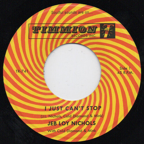 Jeb Loy Nichols I Just Can't Stop - Record Album - Vinyl LP