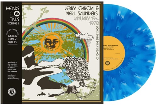 Jerry Garcia & Merl Saunders Heads & Tails: Volume 1 (Cloudy Blue Colored Vinyl)